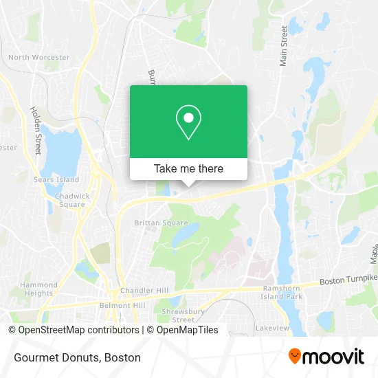 Gourmet Donuts map