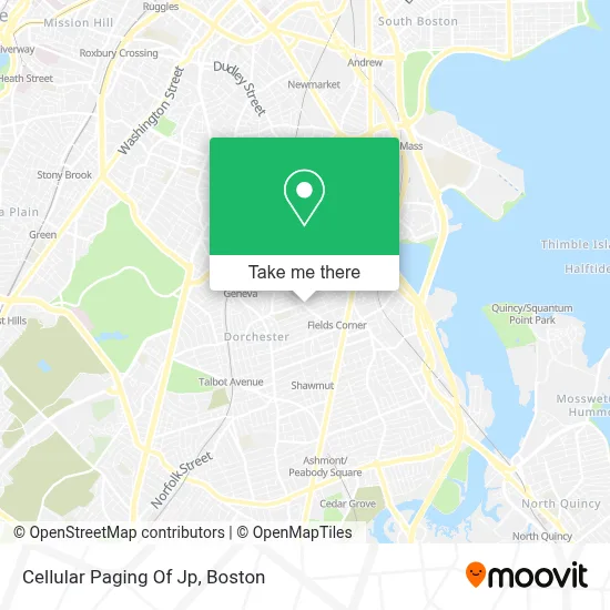 Cellular Paging Of Jp map