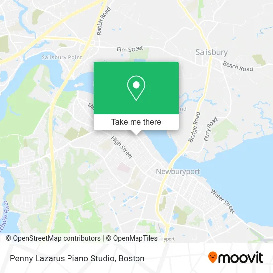 Penny Lazarus Piano Studio map