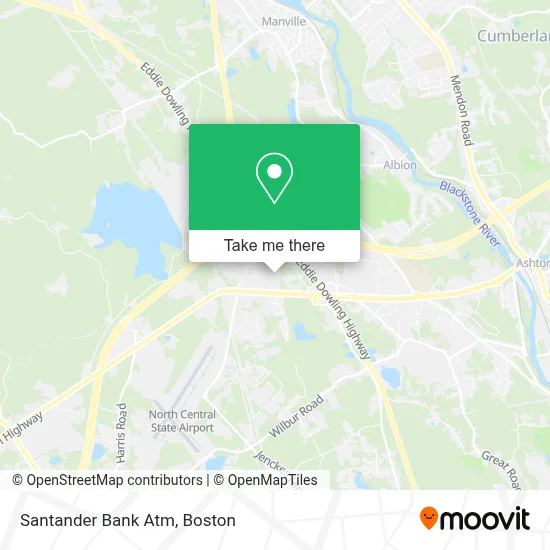 Santander Bank Atm map