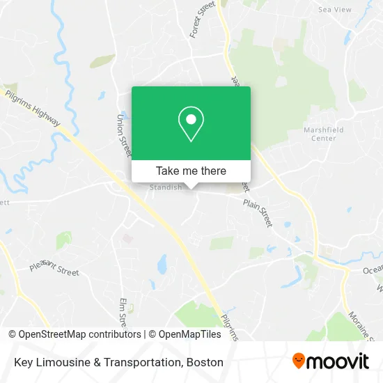 Key Limousine & Transportation map