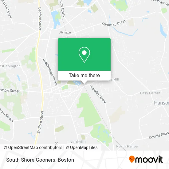 South Shore Gooners map