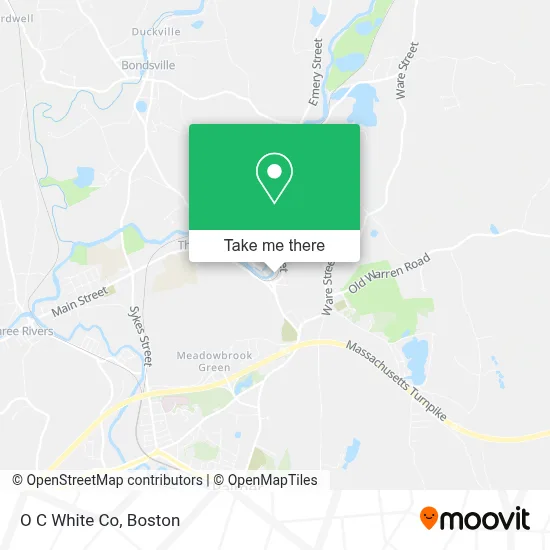 O C White Co map