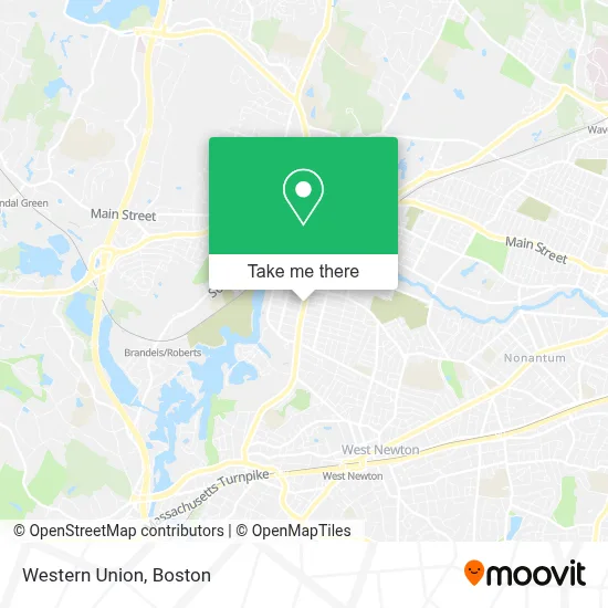 Western Union map