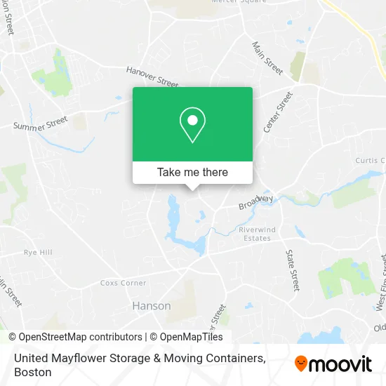 United Mayflower Storage & Moving Containers map