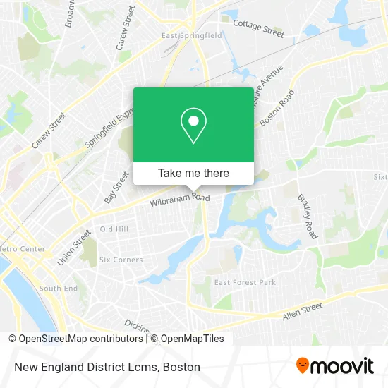 New England District Lcms map