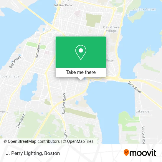 J. Perry Lighting map