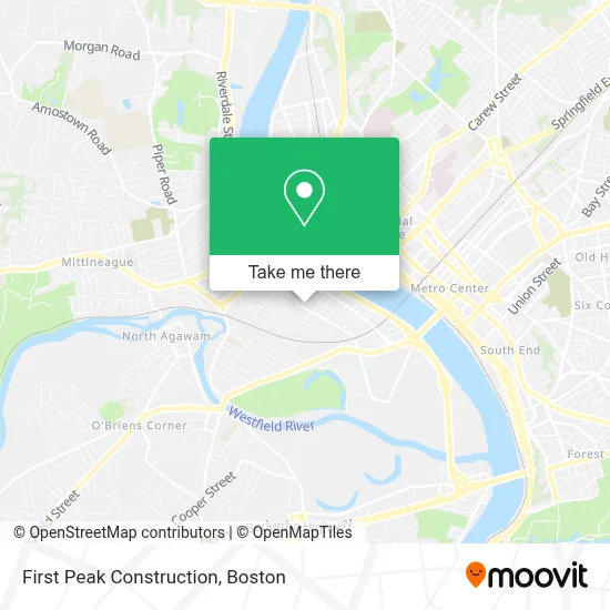 First Peak Construction map