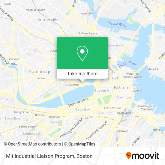 Mit Industrial Liaison Program map