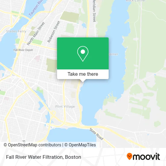 Fall River Water Filtration map