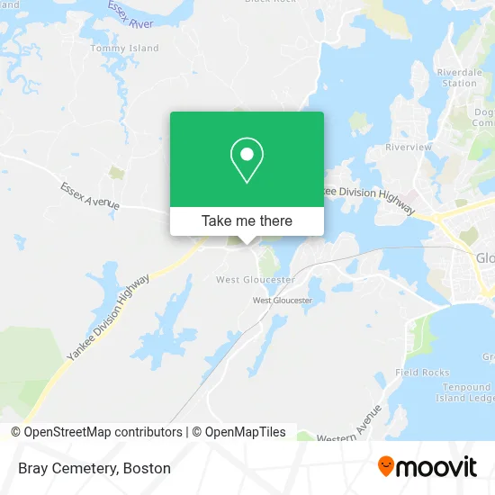 Bray Cemetery map
