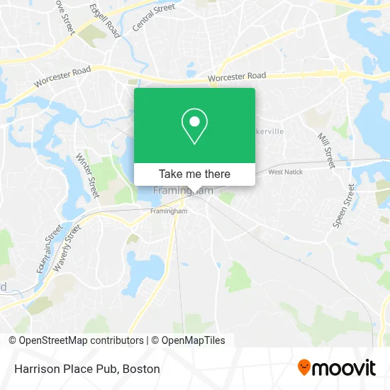 Harrison Place Pub map
