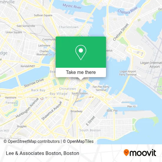 Lee & Associates Boston map