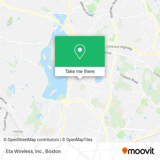 Eta Wireless, Inc. map
