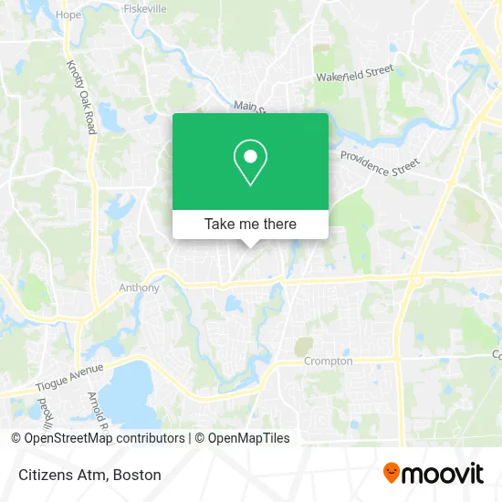 Citizens Atm map