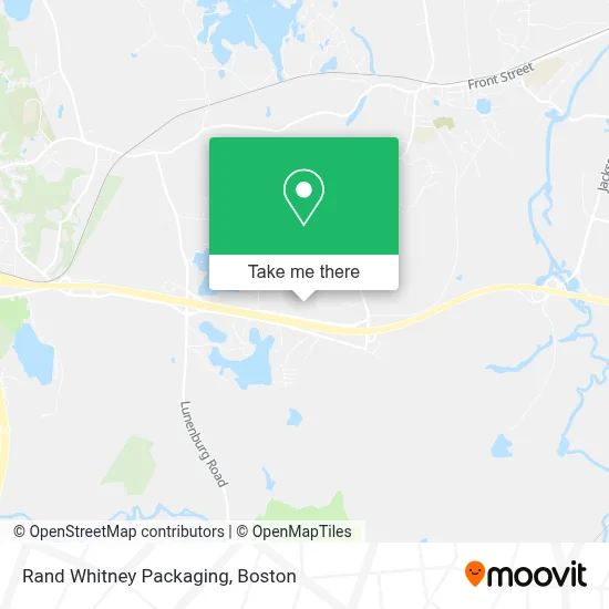 Rand Whitney Packaging map