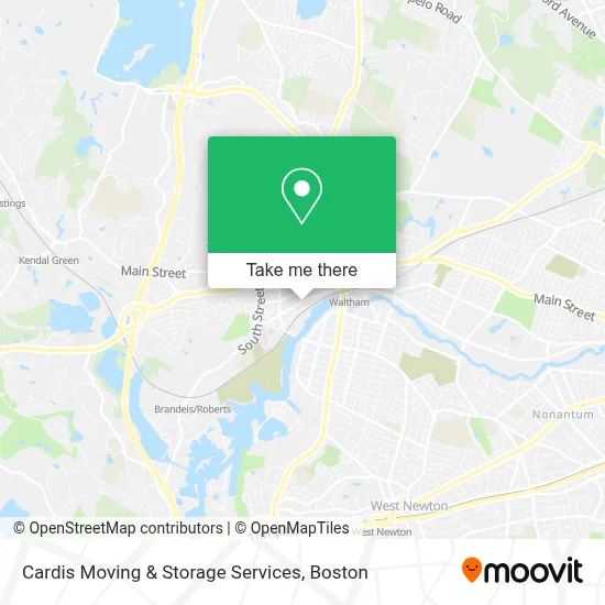 Cardis Moving & Storage Services map