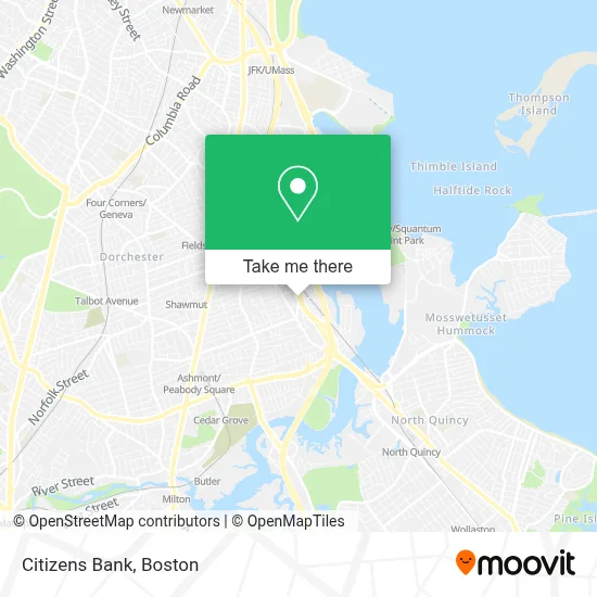 Citizens Bank map