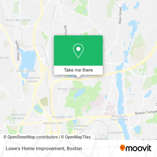 Lowe's Home Improvement map