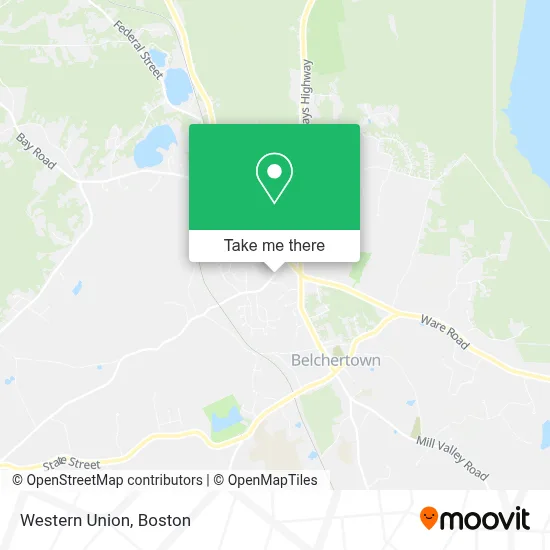 Western Union map