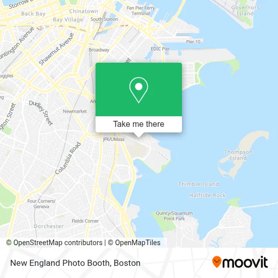 New England Photo Booth map