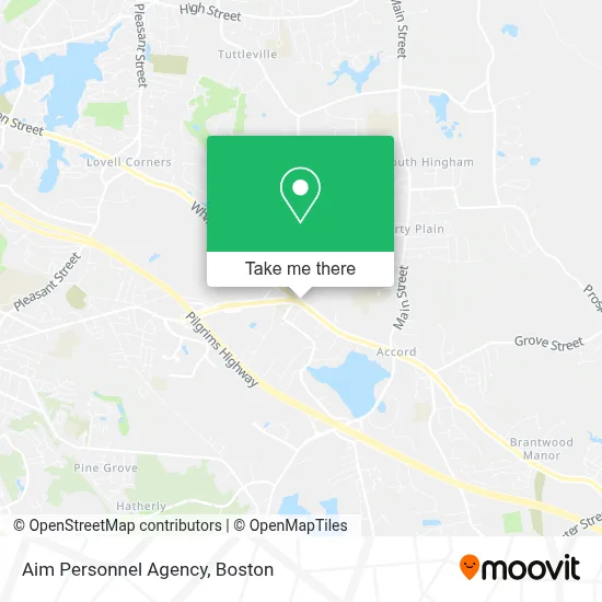 Aim Personnel Agency map
