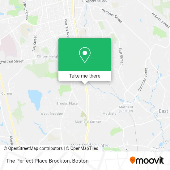 The Perfect Place Brockton map