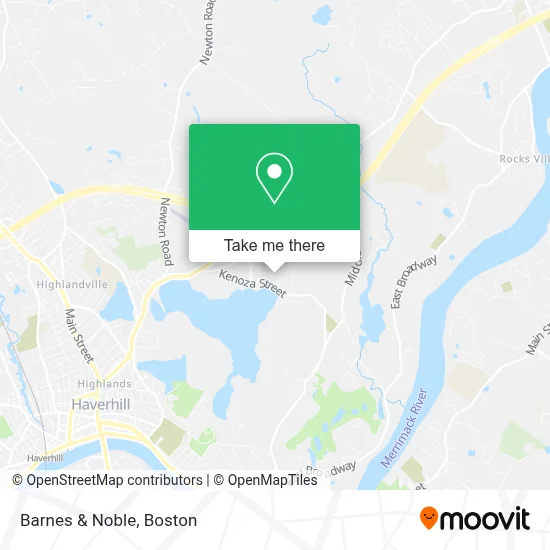 Barnes & Noble map
