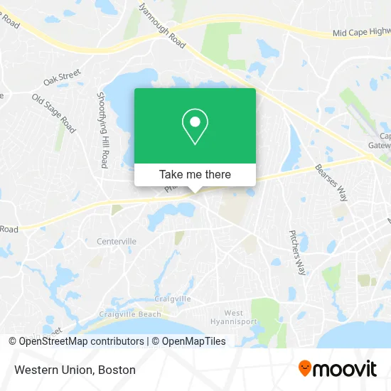 Western Union map