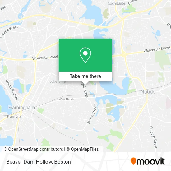 Beaver Dam Hollow map