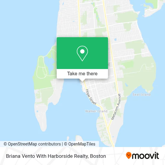 Briana Vento With Harborside Realty map