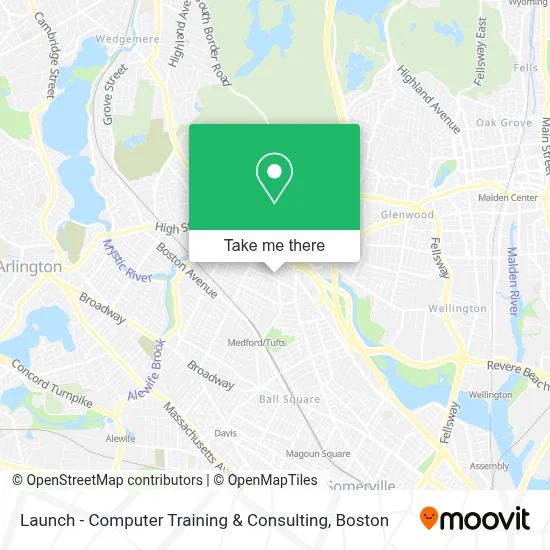 Launch - Computer Training & Consulting map