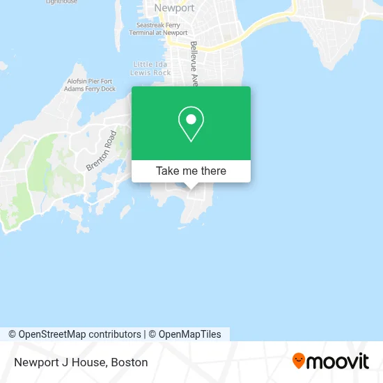 Newport J House map