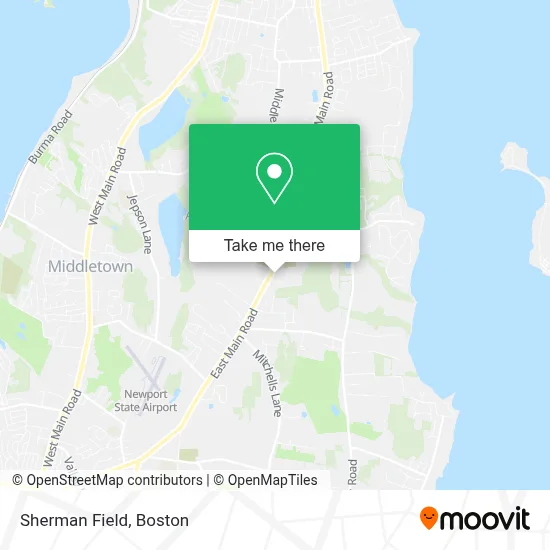 Sherman Field map