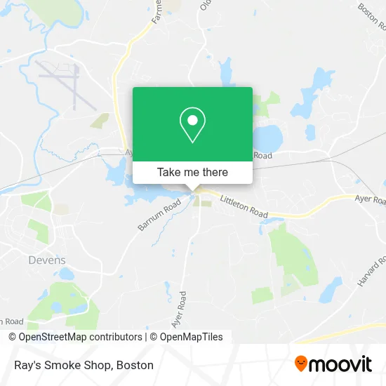 Ray's Smoke Shop map