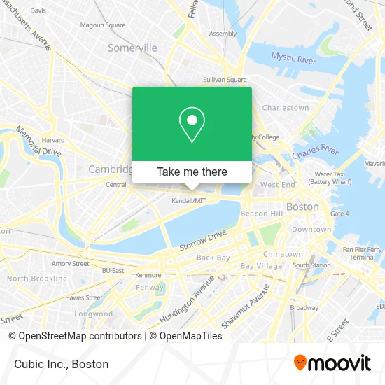 Cubic Inc. map
