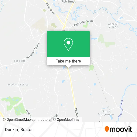Dunkin' map