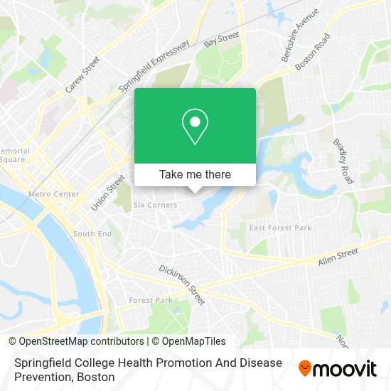 Springfield College Health Promotion And Disease Prevention map