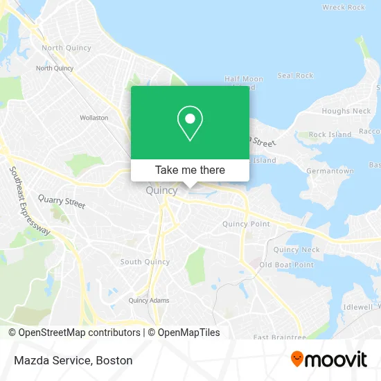 Mazda Service map