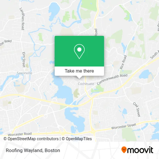 Roofing Wayland map