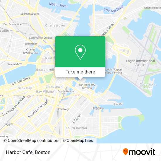 Harbor Cafe map