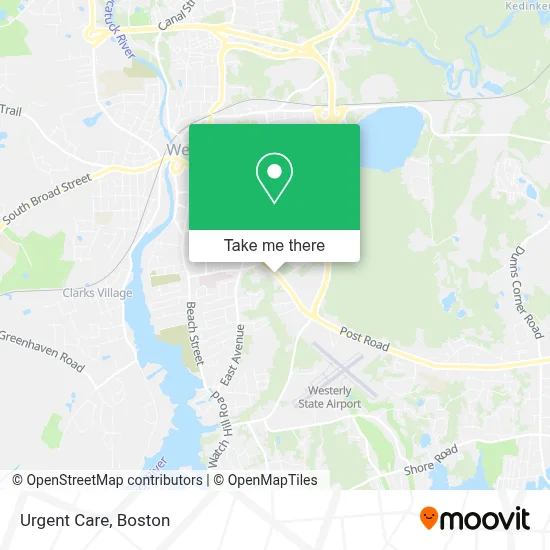 Urgent Care map