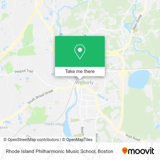Rhode Island Philharmonic Music School map