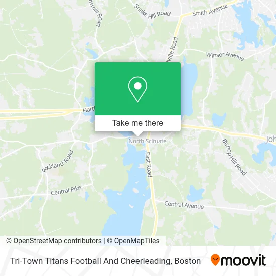 Tri-Town Titans Football And Cheerleading map