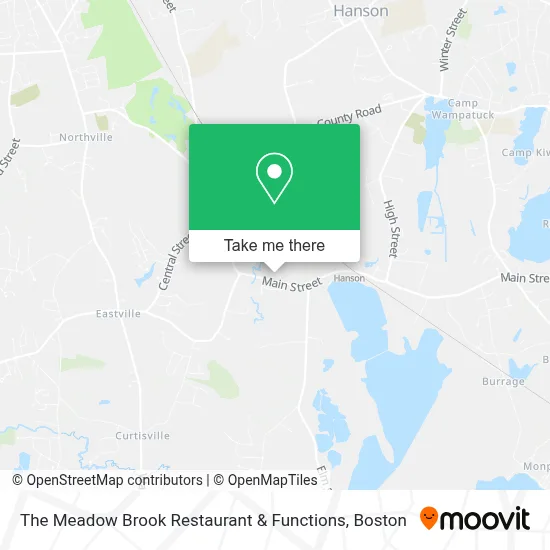 The Meadow Brook Restaurant & Functions map