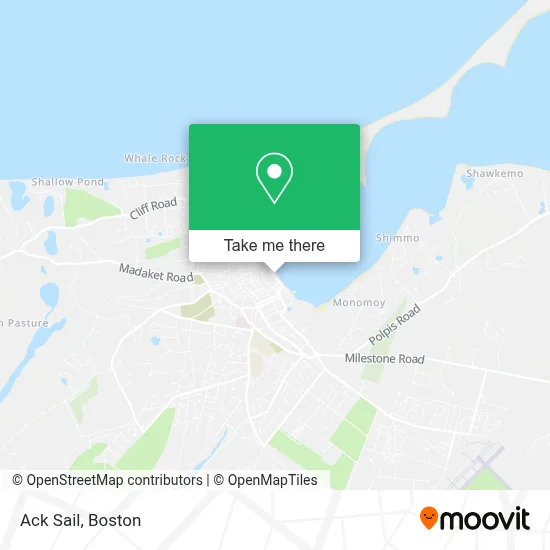 Ack Sail map