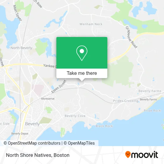 North Shore Natives map
