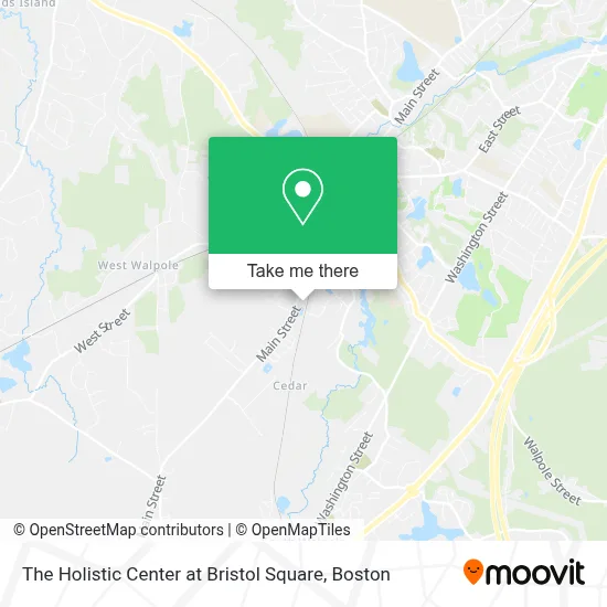 The Holistic Center at Bristol Square map
