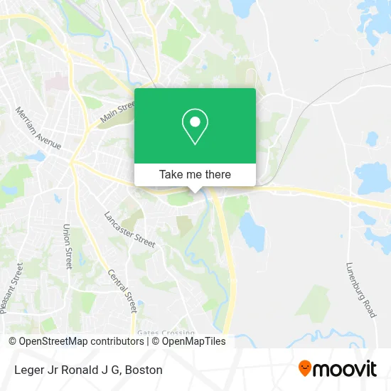 Leger Jr Ronald J G map