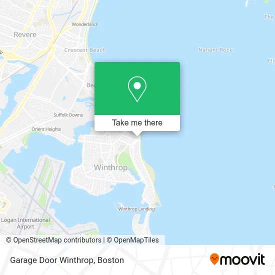 Garage Door Winthrop map